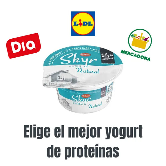 Elige el mejor yogurt de proteínas en 2025