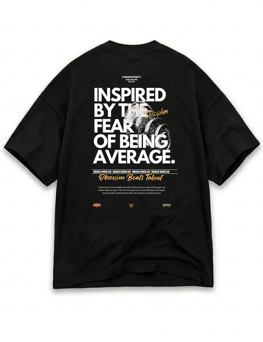 INSPIRED BY THE FEAR CAMISETA OVERSIZE GYM EN UNDERRATED