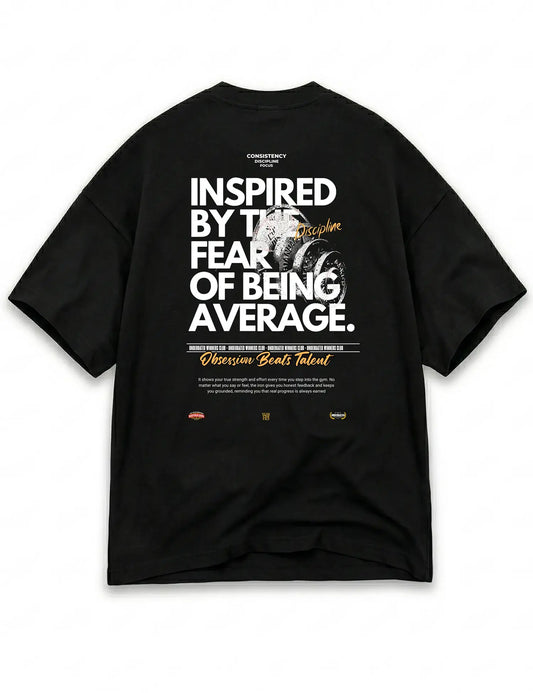 INSPIRED BY THE FEAR CAMISETA OVERSIZE GYM EN UNDERRATED