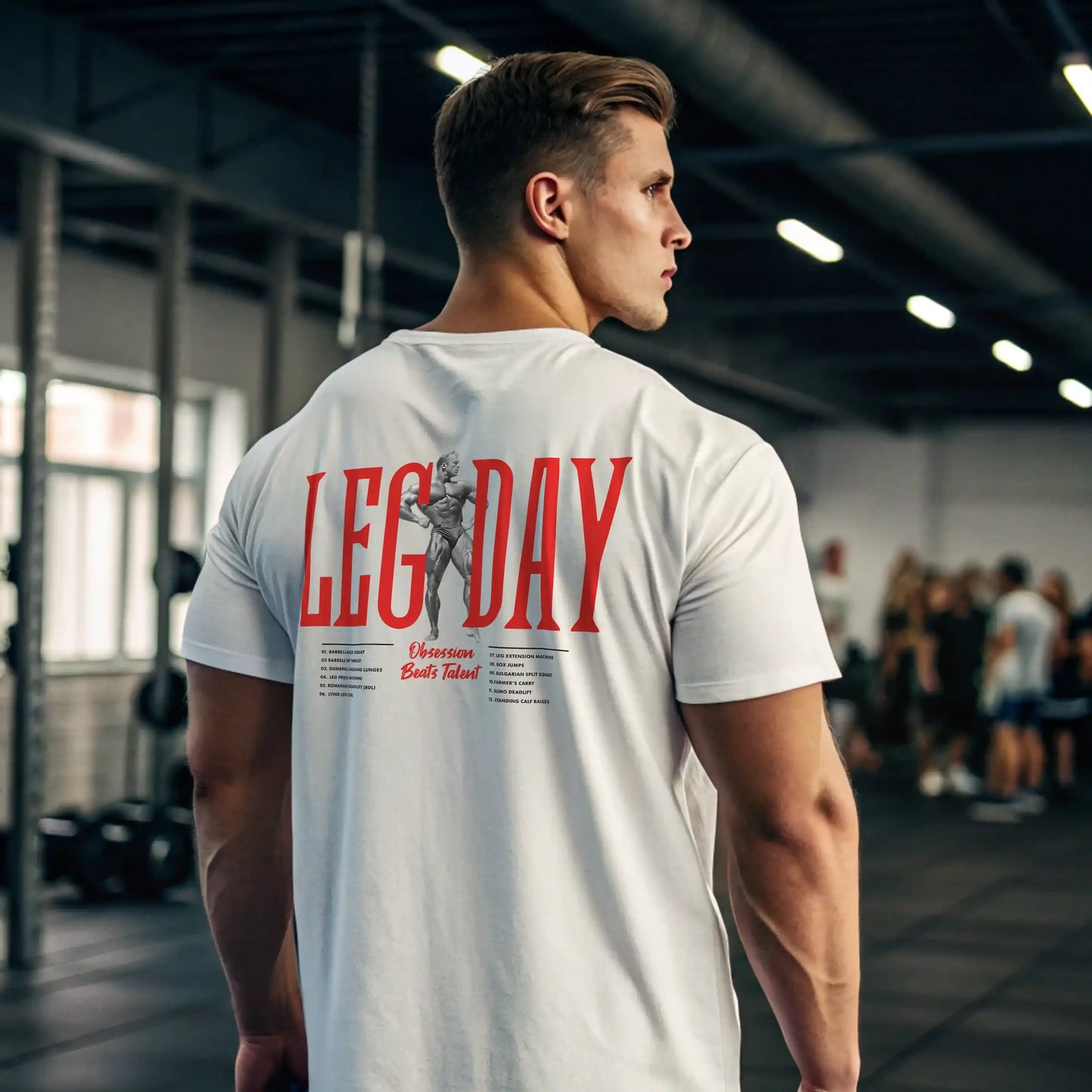 CAMISETA OVERSIZE LEG DAY EN UNDERRATED.ES