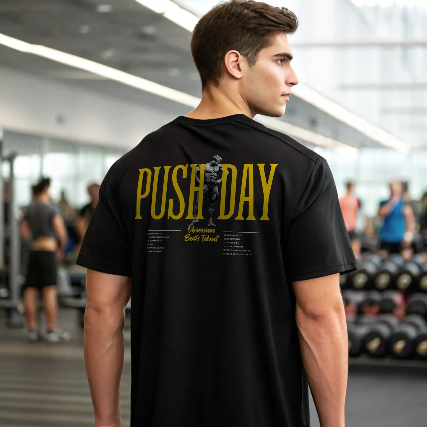 CAMISETA OVERSIZE PUSH DAY EN UNDERRATED.ES