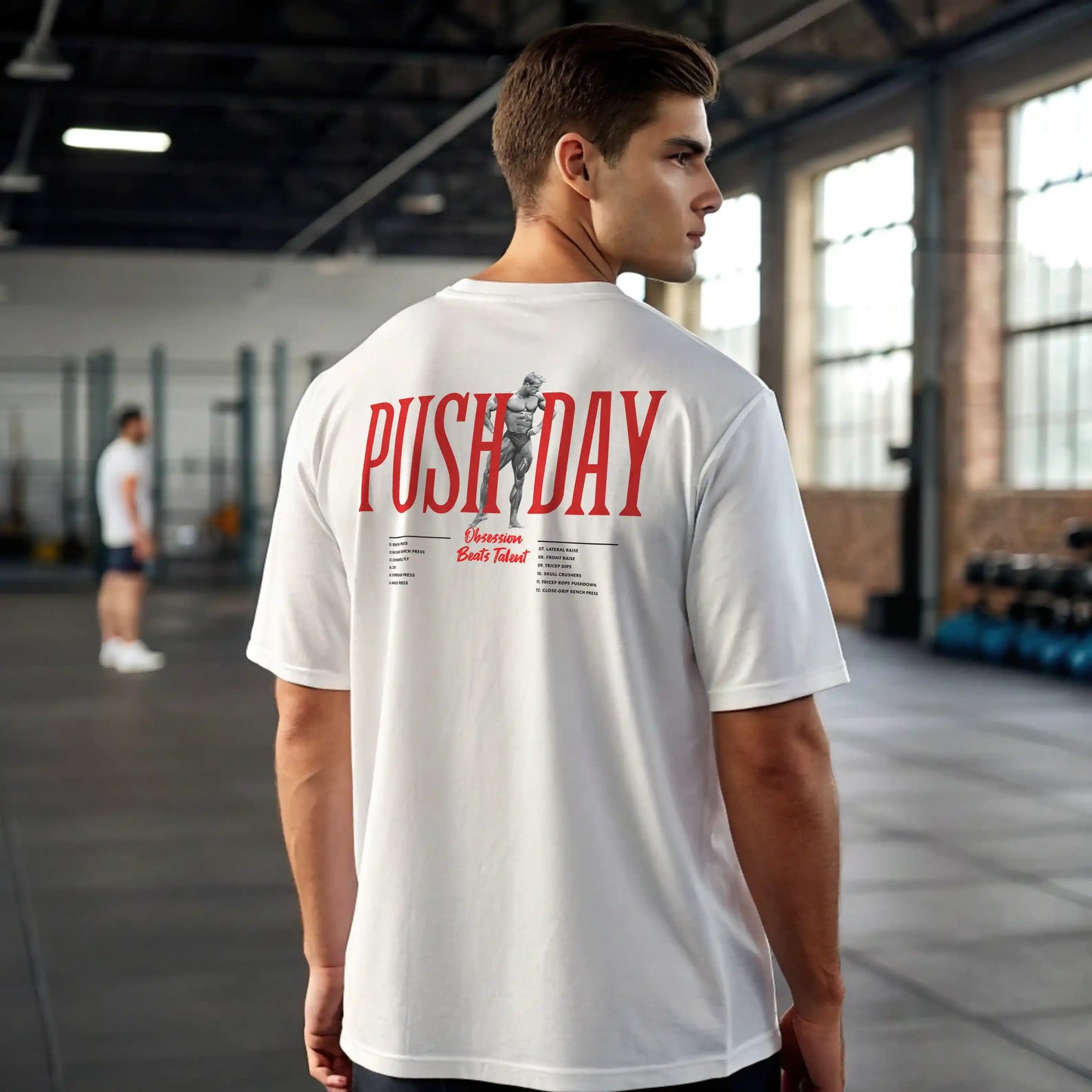 CAMISETA OVERSIZE PUSH DAY EN UNDERRATED.ES