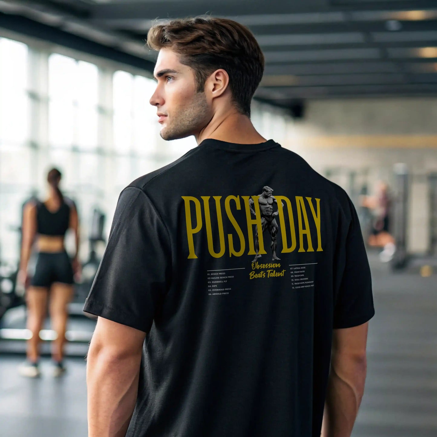 CAMISETA OVERSIZE PUSH DAY EN UNDERRATED.ES