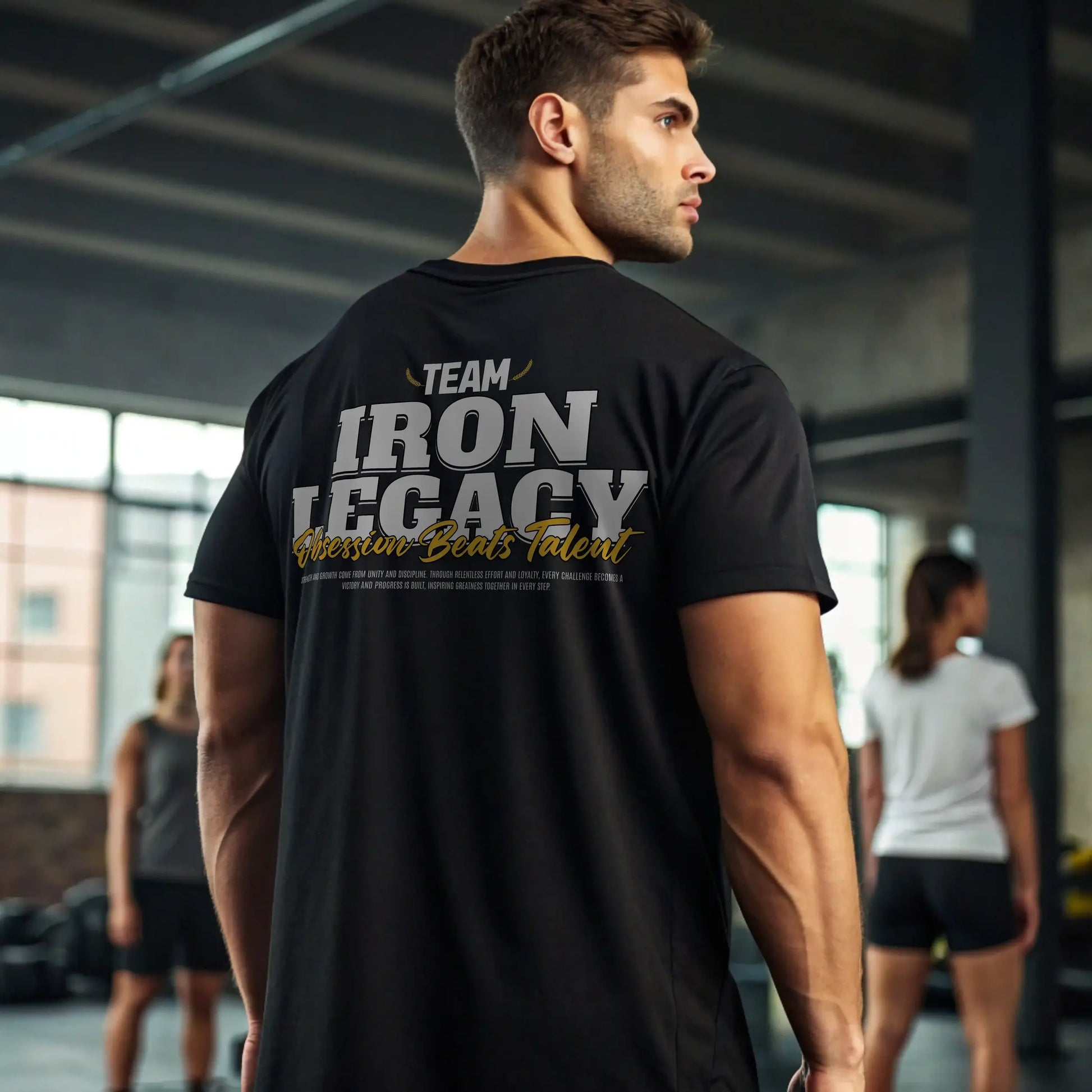 Camiseta oversize gym TEAM IRON LEGACY EN UNDERRATED