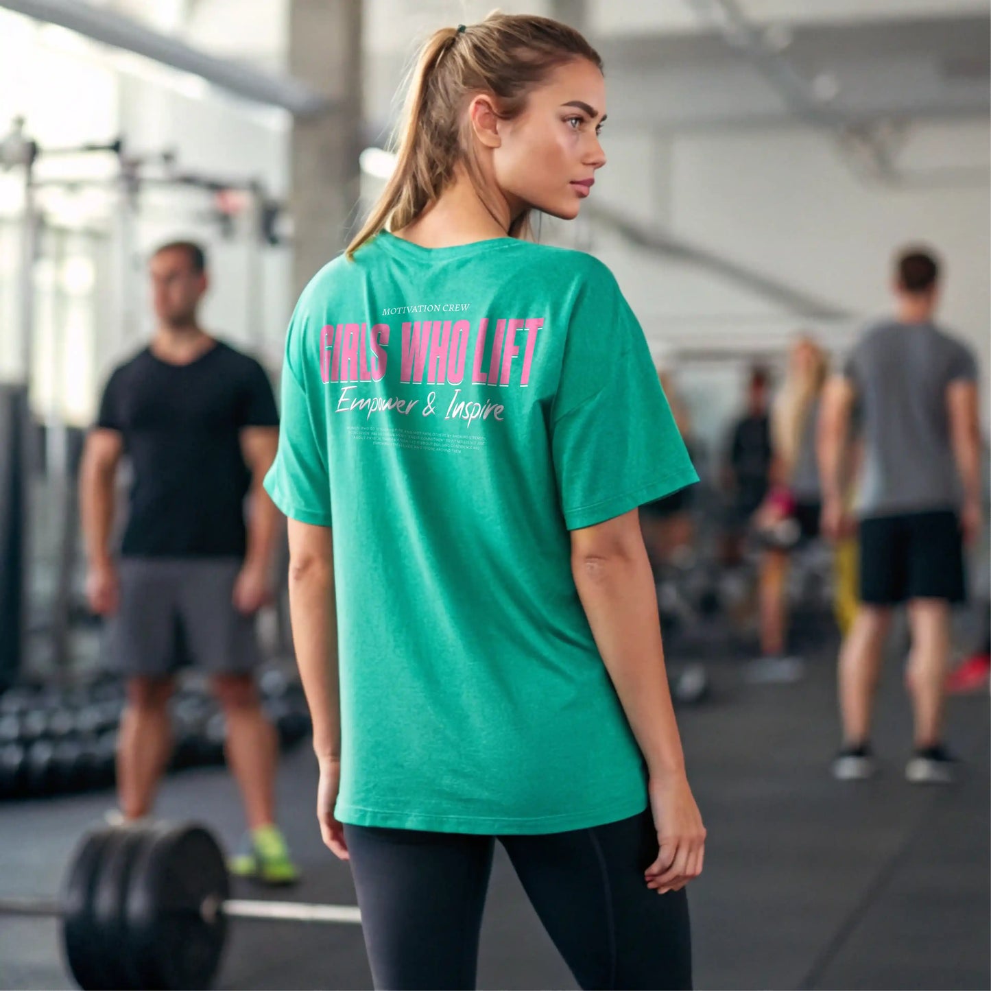 Camiseta oversize mujer GIRLS WHO LIFT EN UNDERRATED.ES