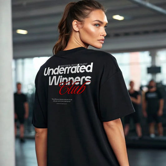 Camiseta oversize mujer UNDERRATED WINNERS CLUB