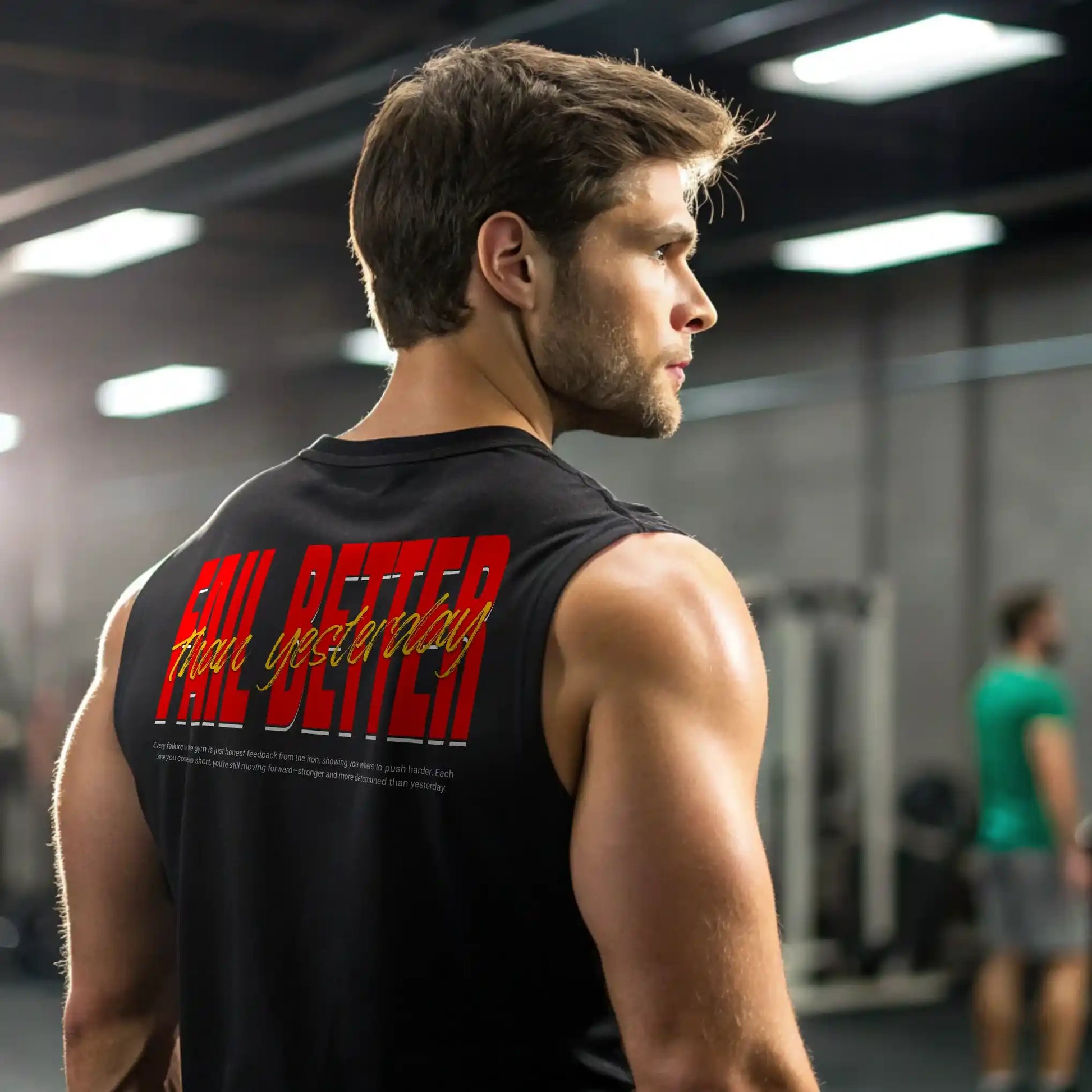 Camiseta sin mangas FAIL BETTER THAN YESTERDAY EN UNDERRATED