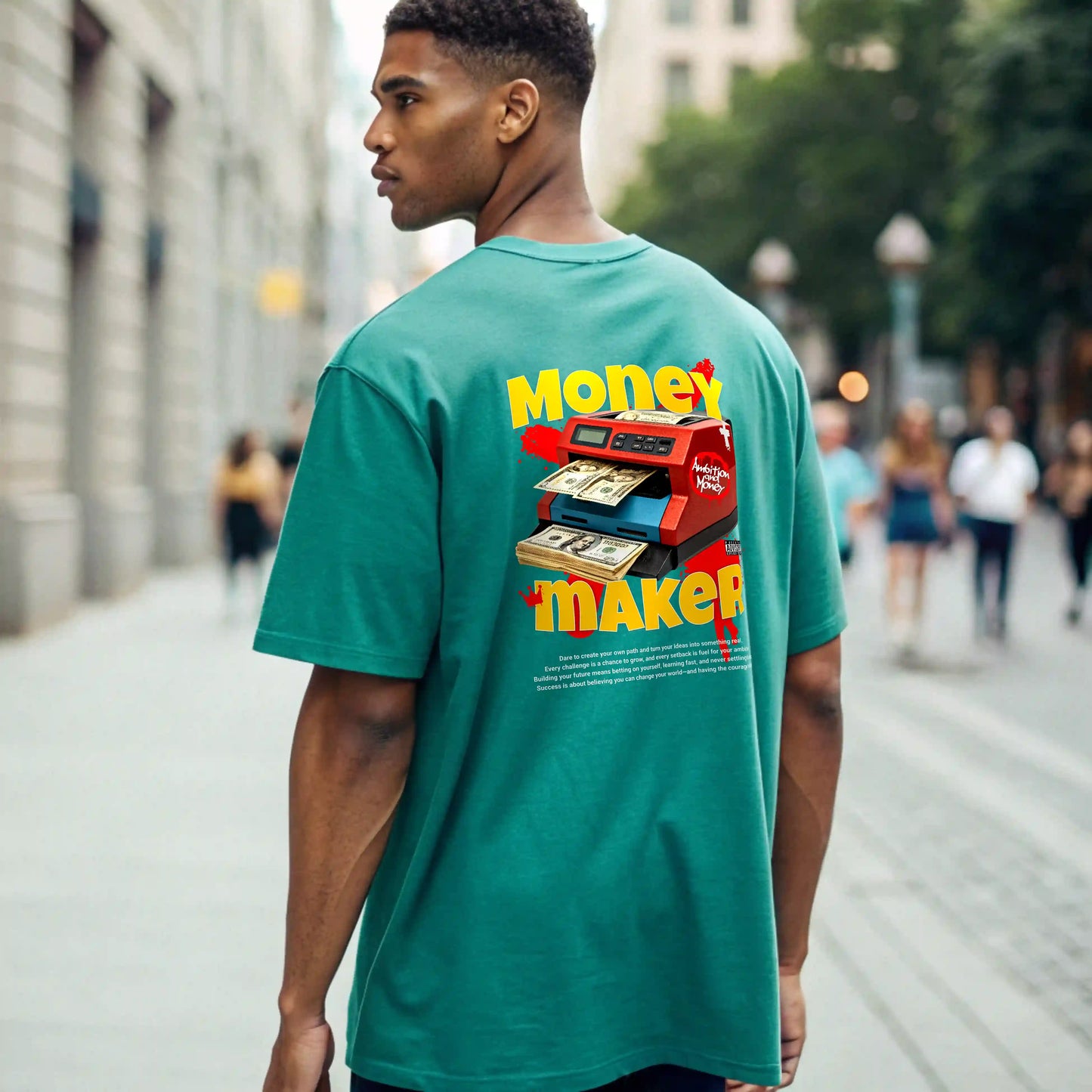 Camiseta ancha MONEY MAKER en underrated.es