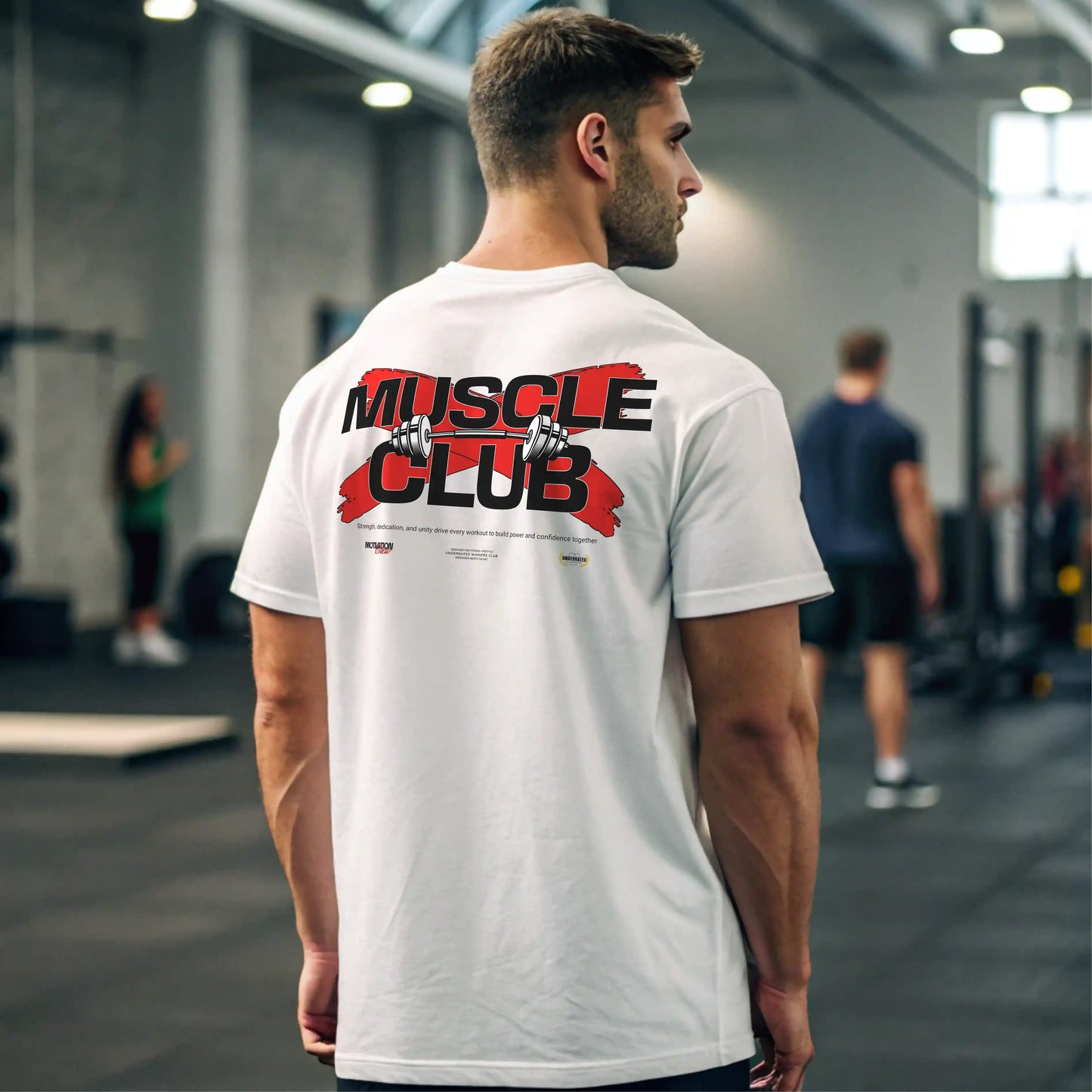 Camiseta ancha MUSCLE CLUB en underrated.es