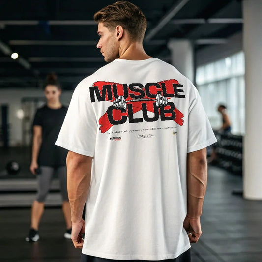Camiseta ancha MUSCLE CLUB en underrated.es