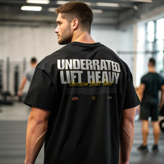 Camiseta ancha UNDERRATED LIFT HEAVY EN UNDERRATED.ES
