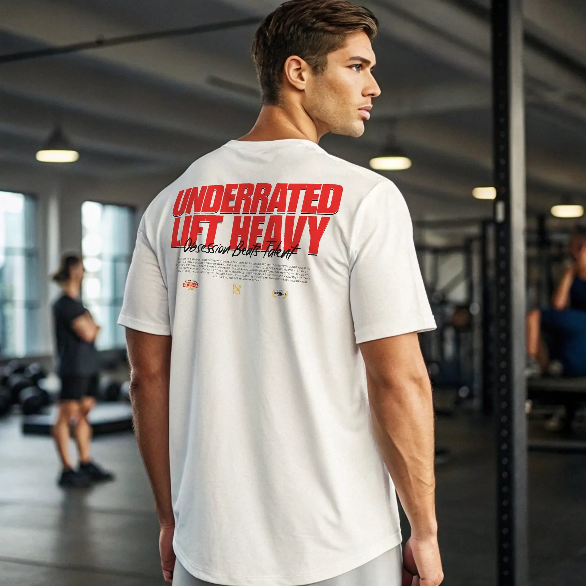 Camiseta ancha UNDERRATED LIFT HEAVY EN UNDERRATED.ES