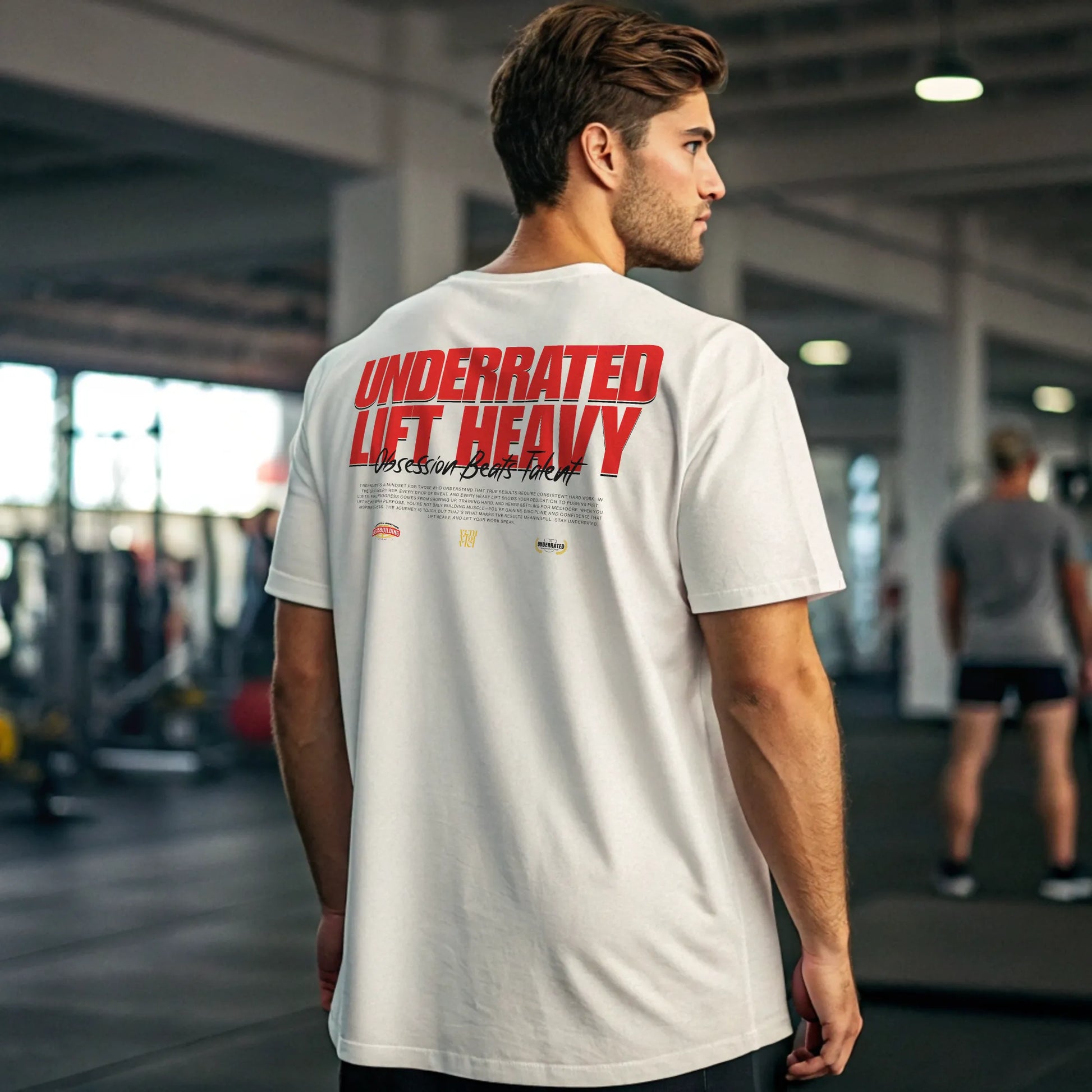 Camiseta ancha UNDERRATED LIFT HEAVY EN UNDERRATED.ES
