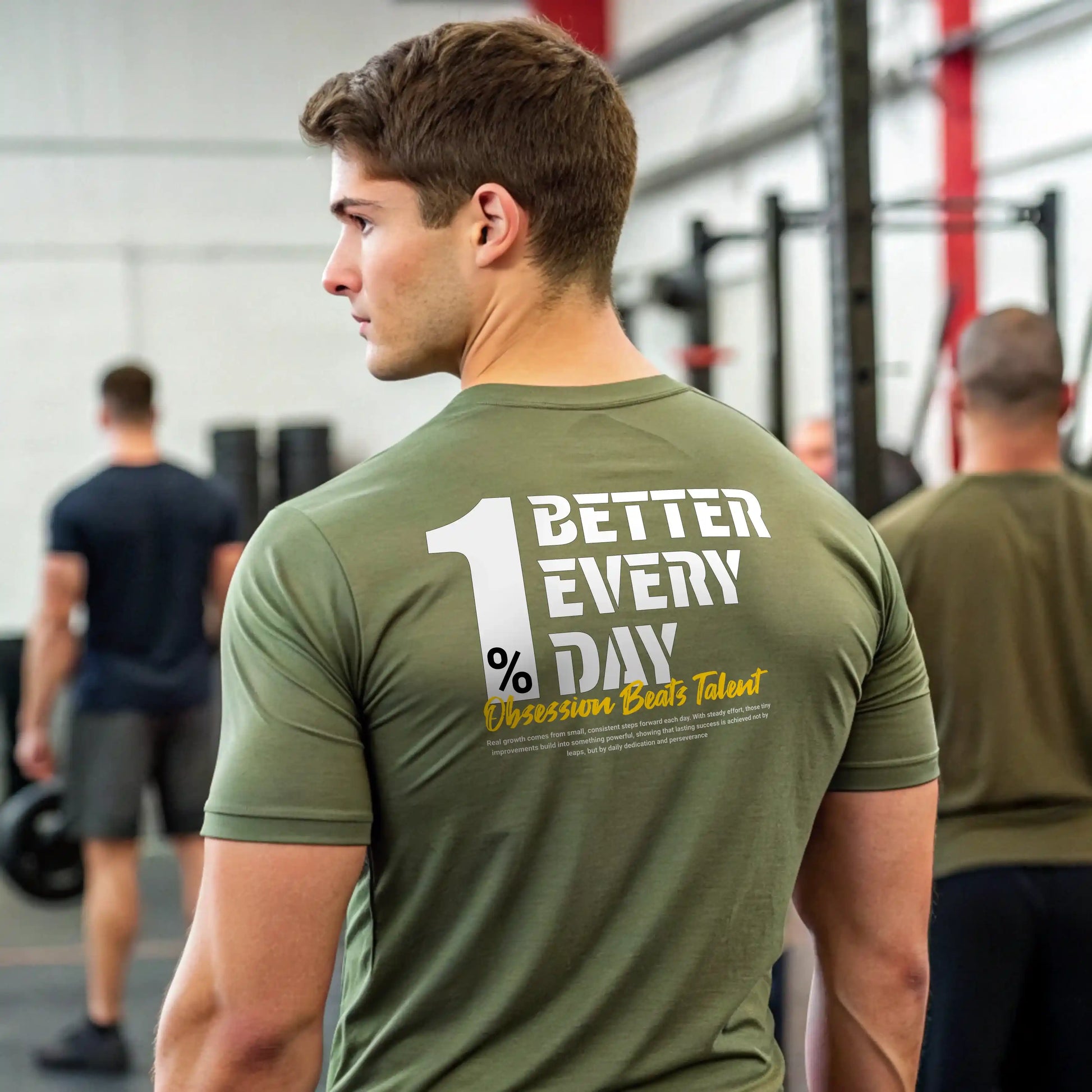 Camiseta cross training 1% BETTER EVERY DAY en underrated.es V