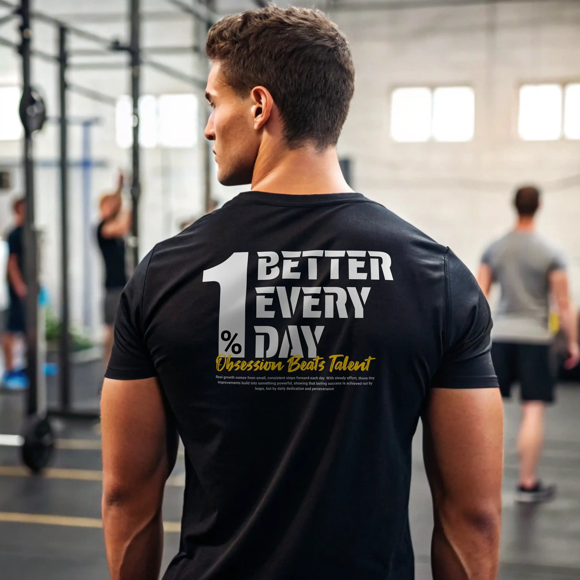 Camiseta cross training 1% BETTER EVERY DAY en underrated.es V