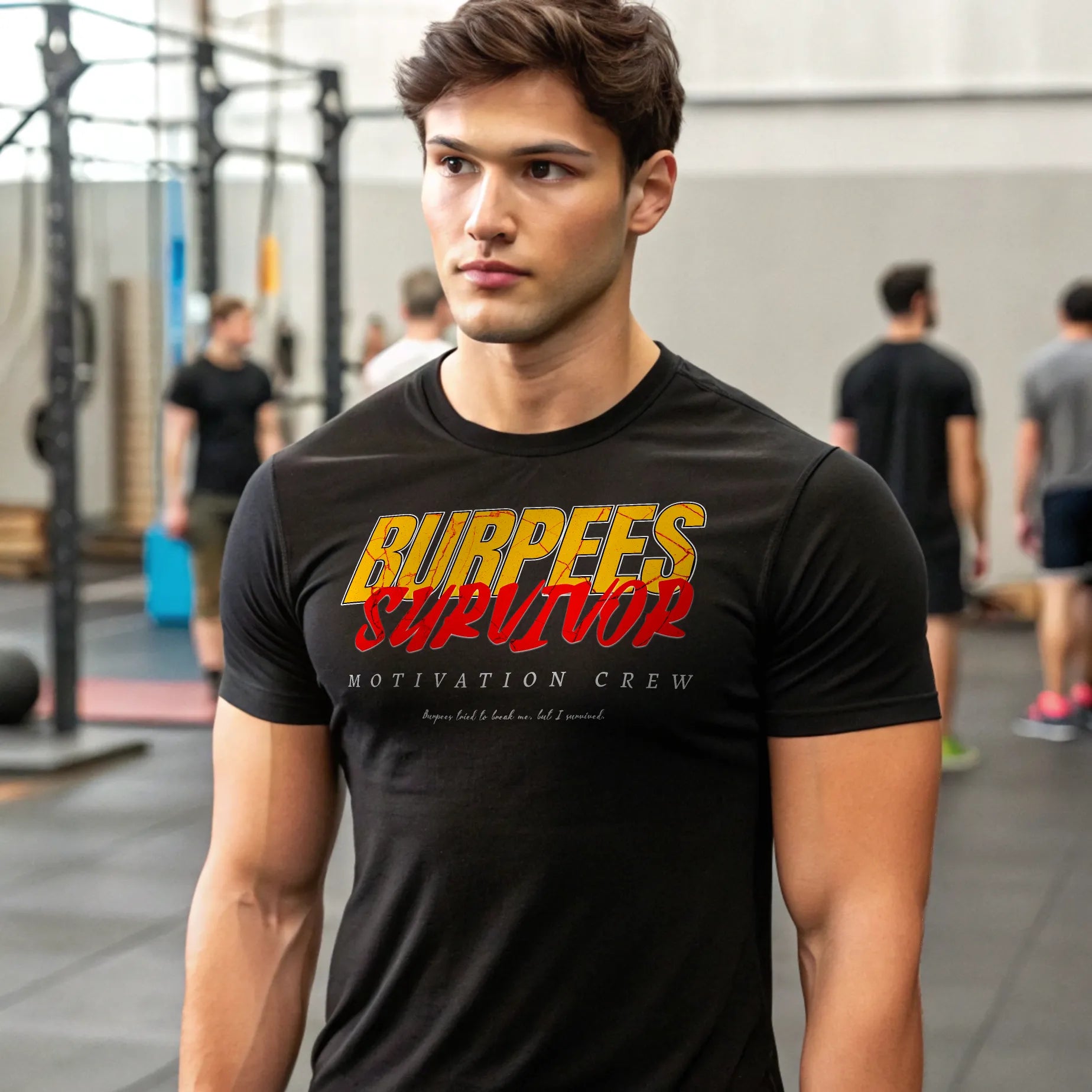 Camiseta cross training BURPEES SURVIVOR EN UNDERRATED.ES