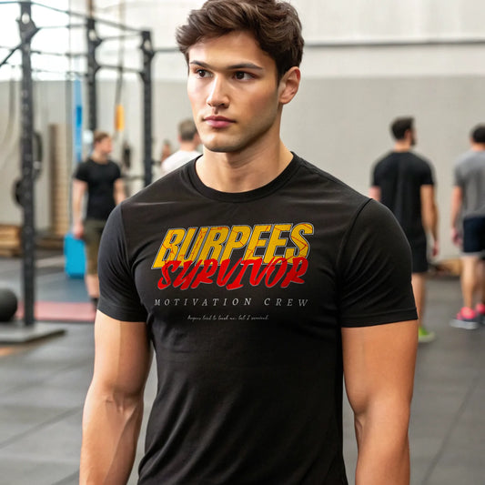 Camiseta cross training BURPEES SURVIVOR EN UNDERRATED.ES