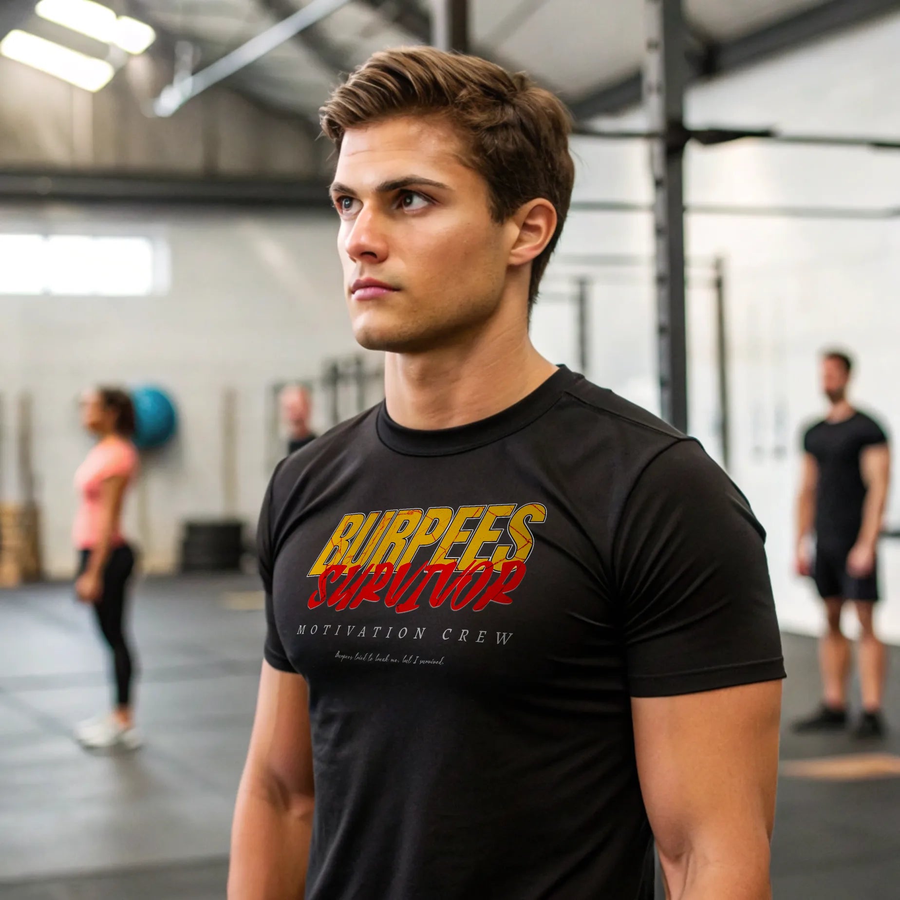 Camiseta cross training BURPEES SURVIVOR EN UNDERRATED.ES