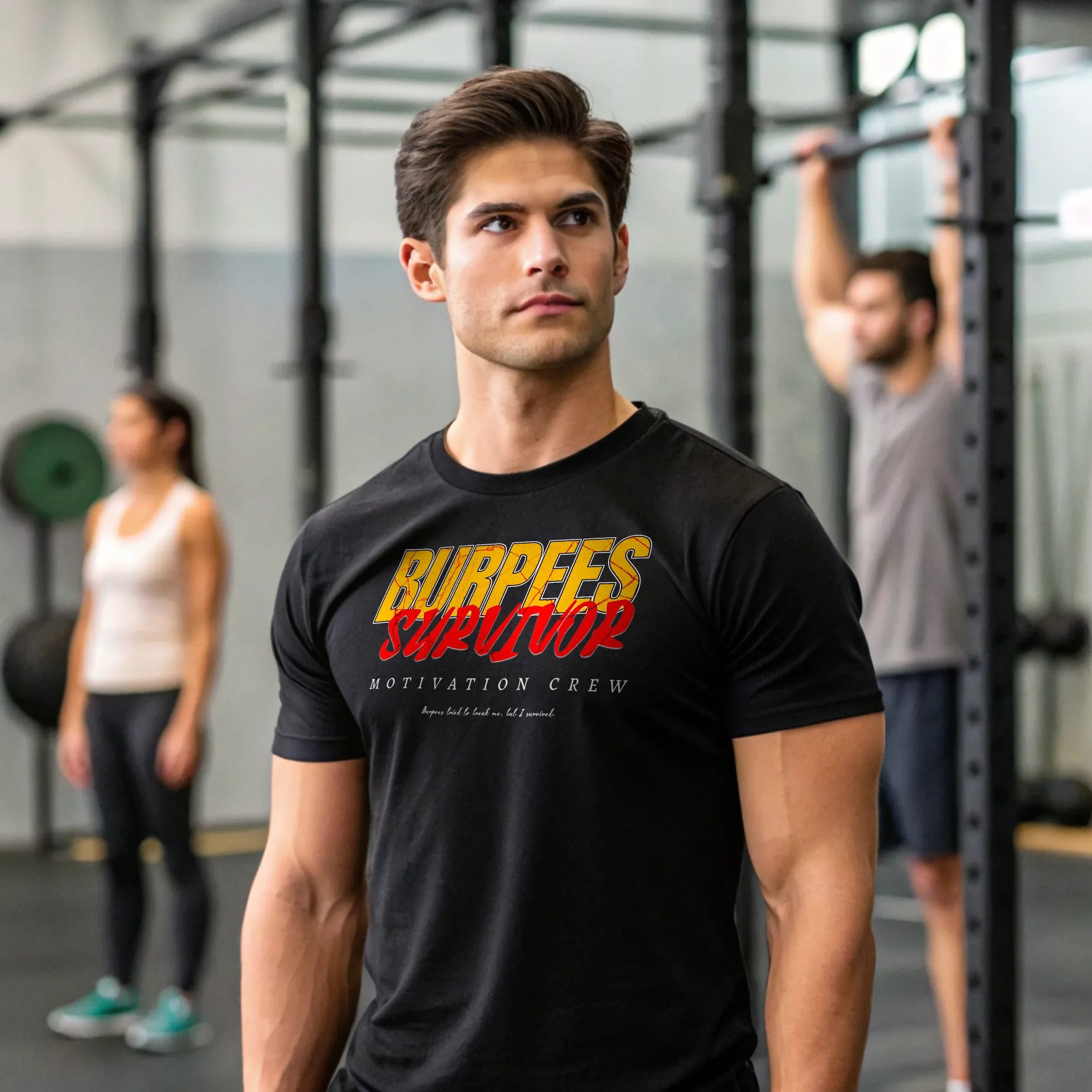 Camiseta cross training BURPEES SURVIVOR EN UNDERRATED.ES