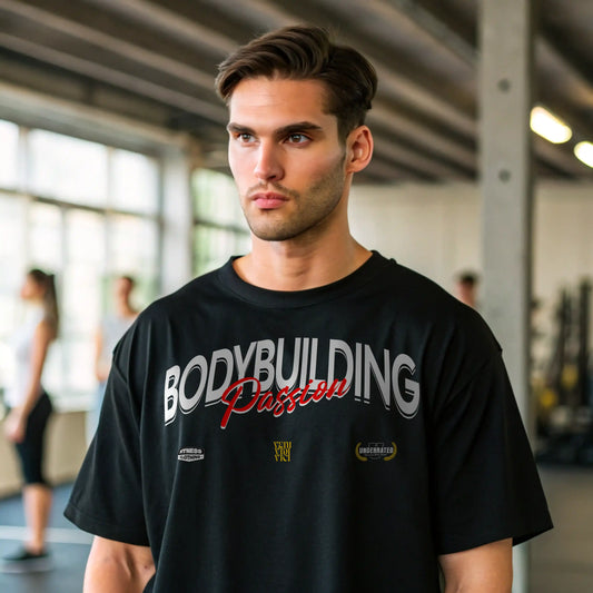 Camiseta oversize BODYBUILDING PASSION en underrated.es