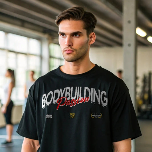 Camiseta oversize BODYBUILDING PASSION en underrated.es
