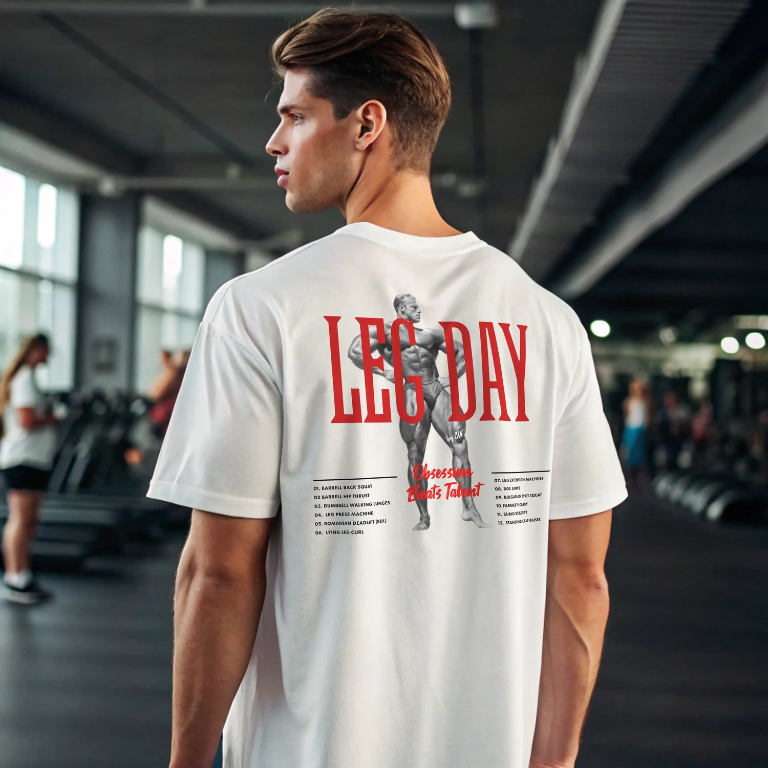 Camiseta oversize LEG DAY