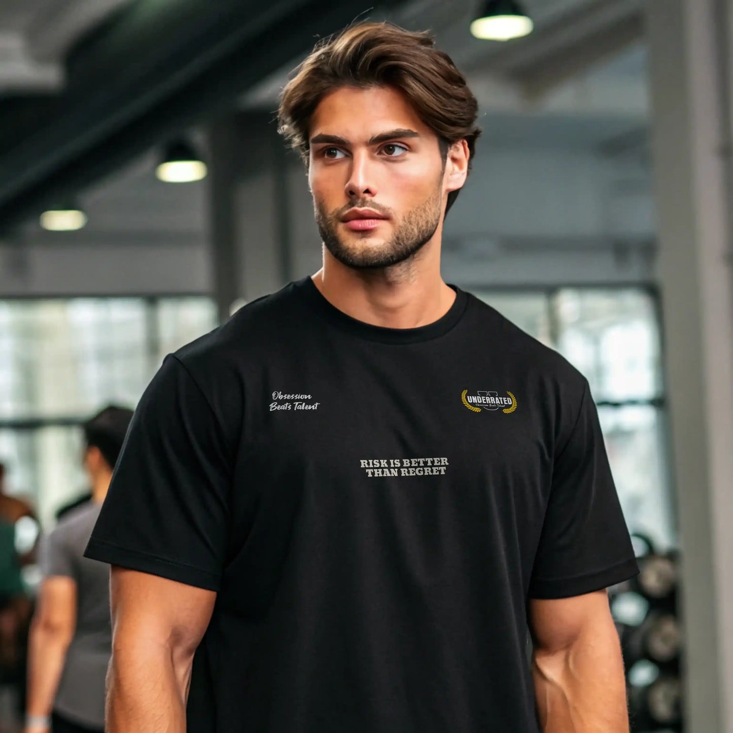Camiseta oversize NO RISK NO STORY en underrated.es