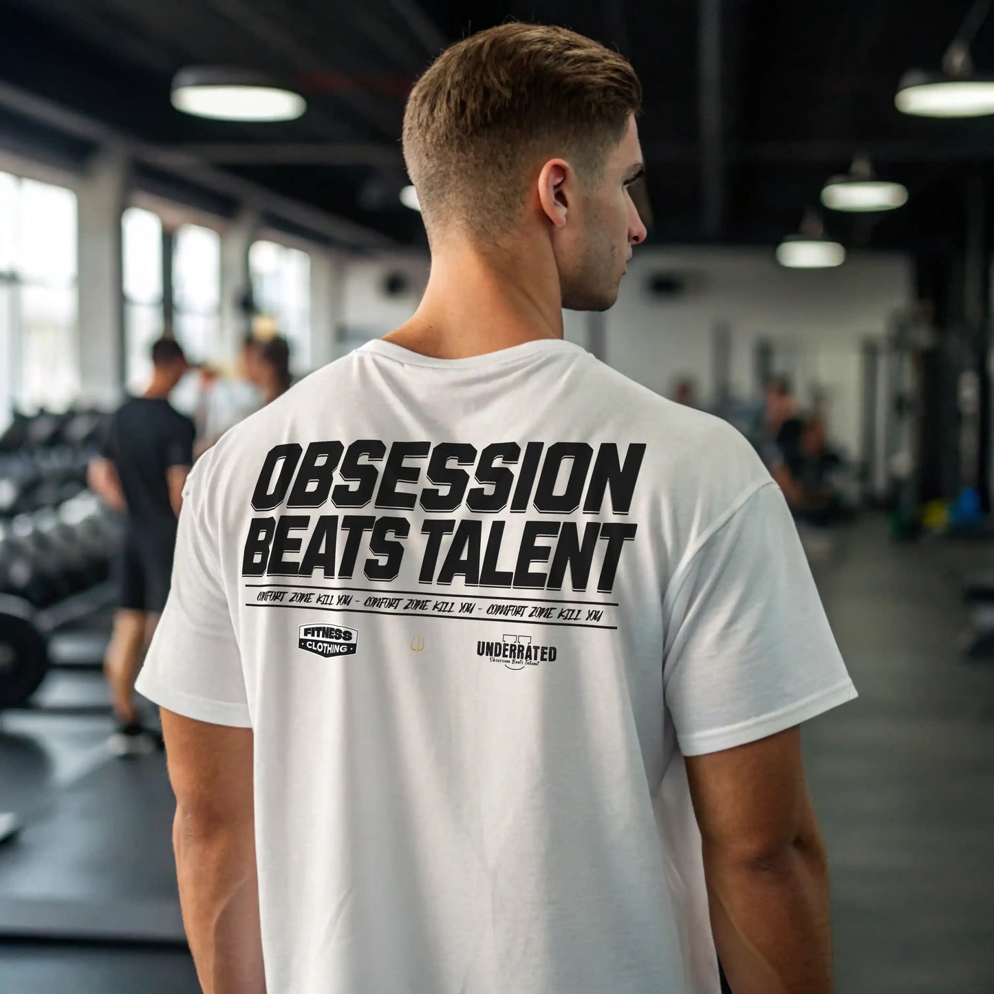 Camiseta oversize OBSESSION BEATS TALENT en Underrated.es