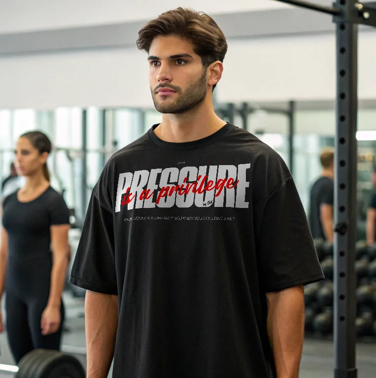 Camiseta oversize PRESSURE IS A PRIVILEGE