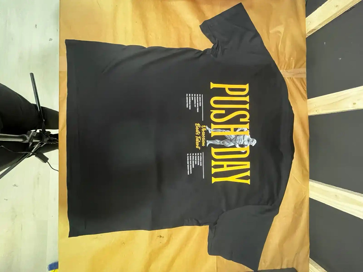Camiseta oversize PUSH DAY EN UNDERRATED.ES
