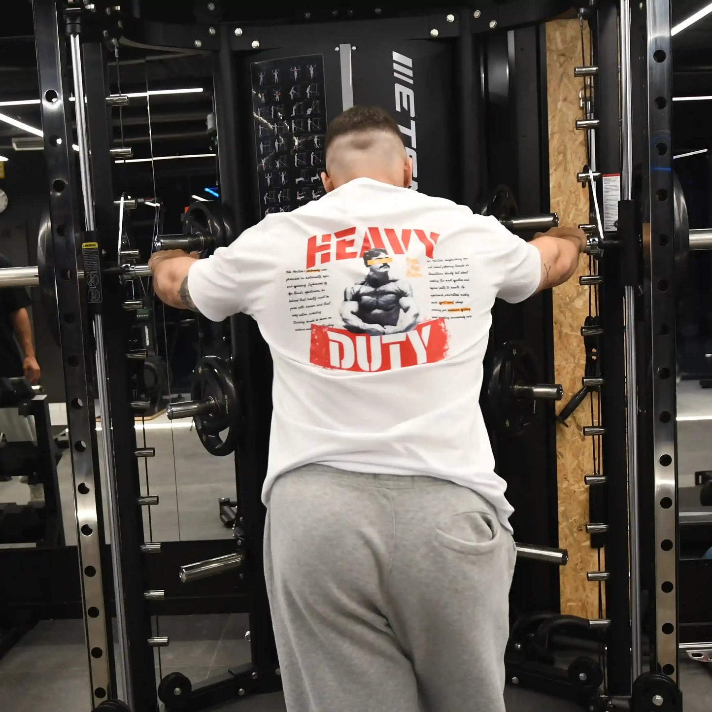 Camiseta oversize gym HEAVY DUTY en underrated