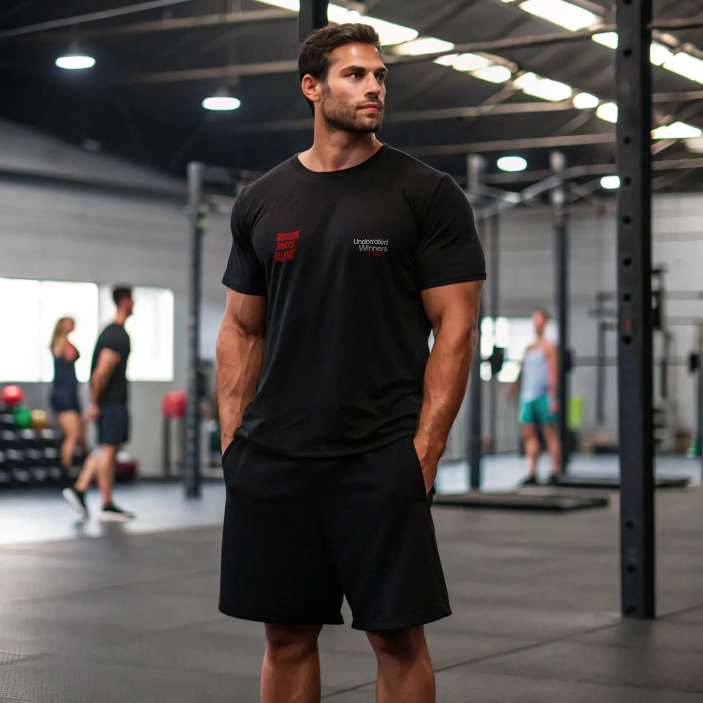 Camiseta oversize gym OBSESSION BEATS TALENT ATHLETE