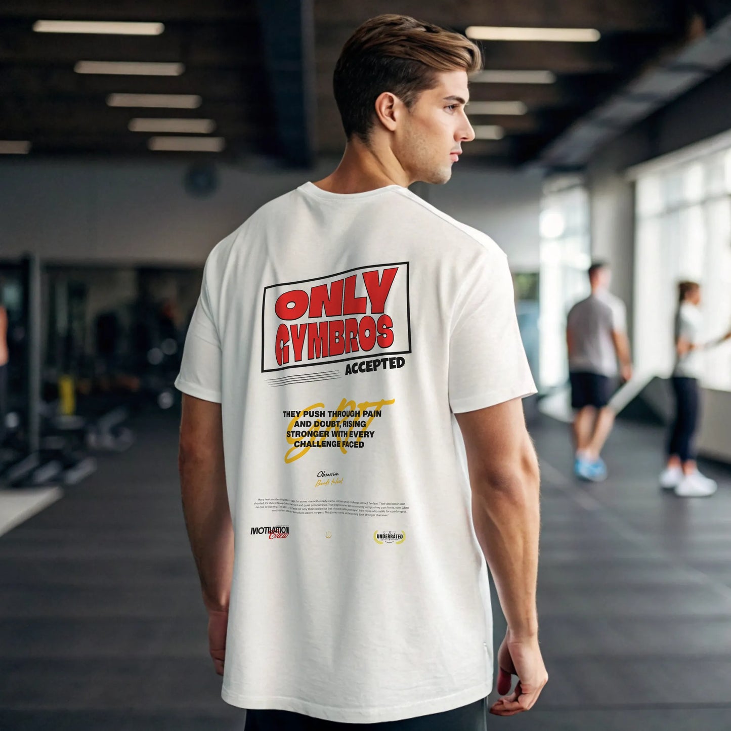 Camiseta oversize gym ONLY GYMBROs ACCEPTED