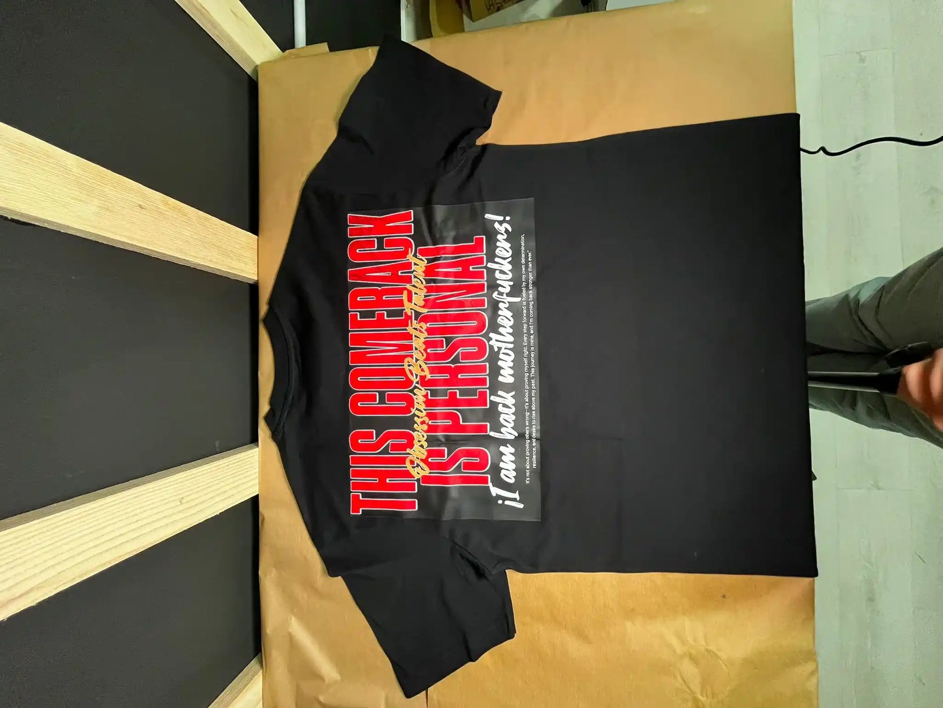 Camiseta oversize gym PERSONAL COMEBACK