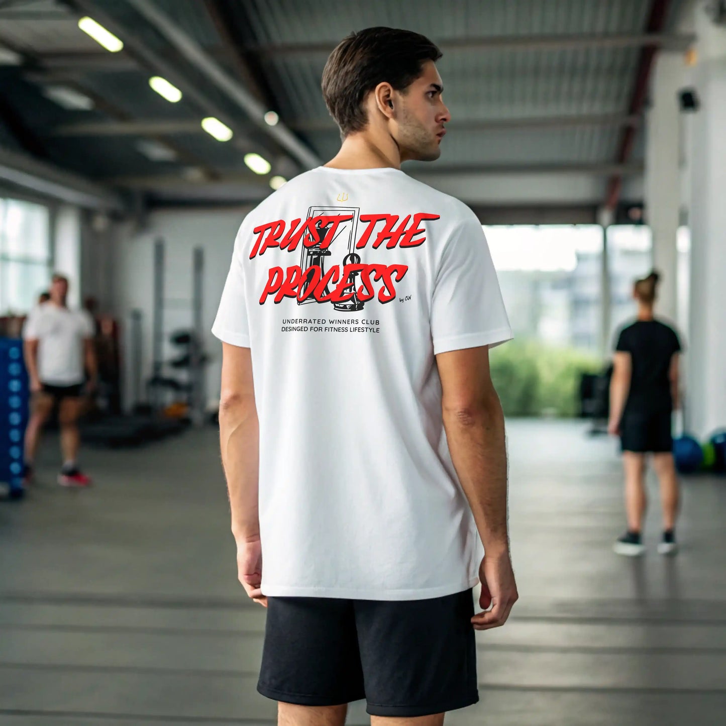 Camiseta oversize gym TRUST THE PROCESS CHESS en Underrated.es