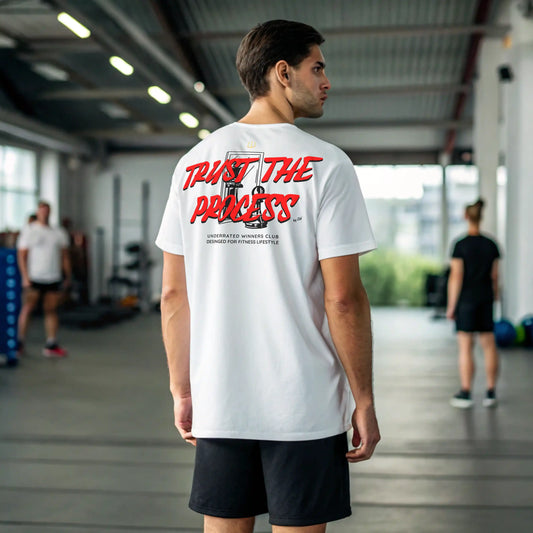 Camiseta oversize gym TRUST THE PROCESS CHESS en Underrated.es