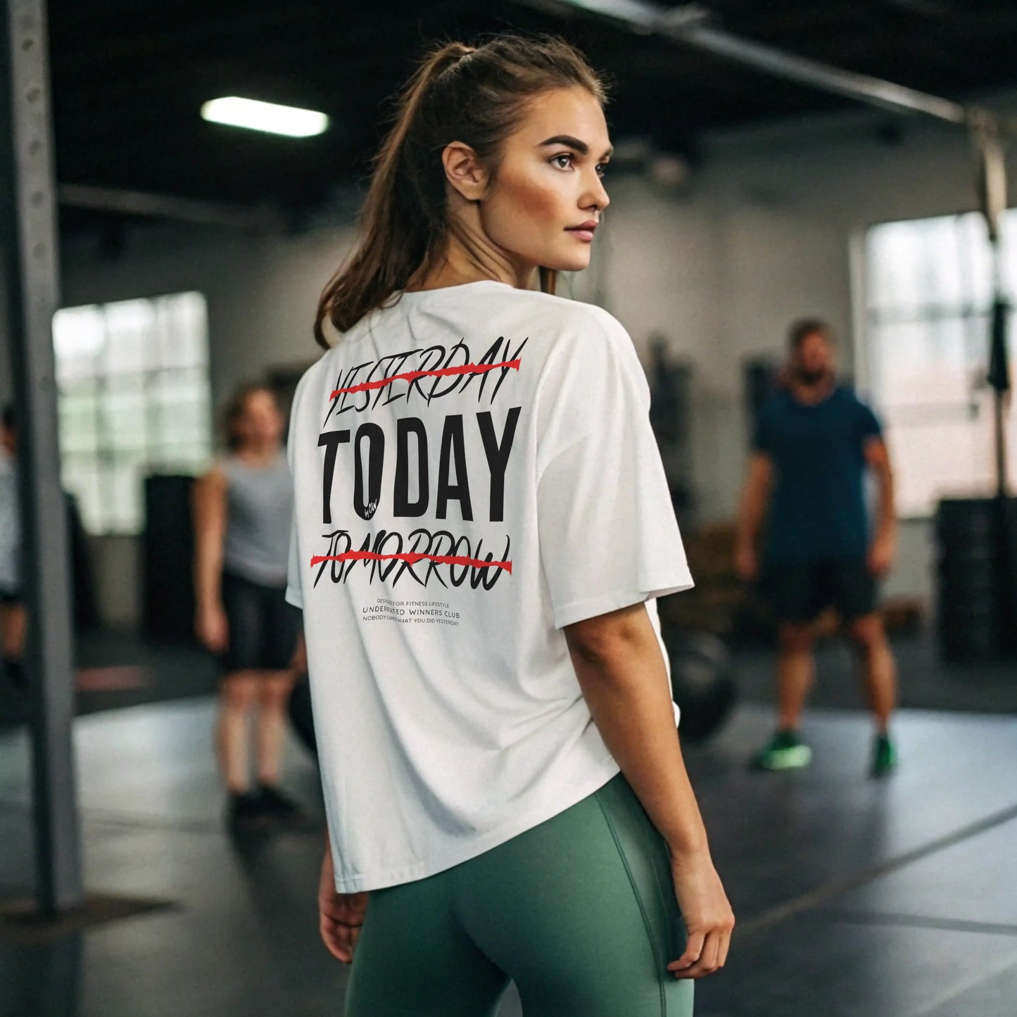 Camiseta oversize gym mujer TODAY en Underrated.es