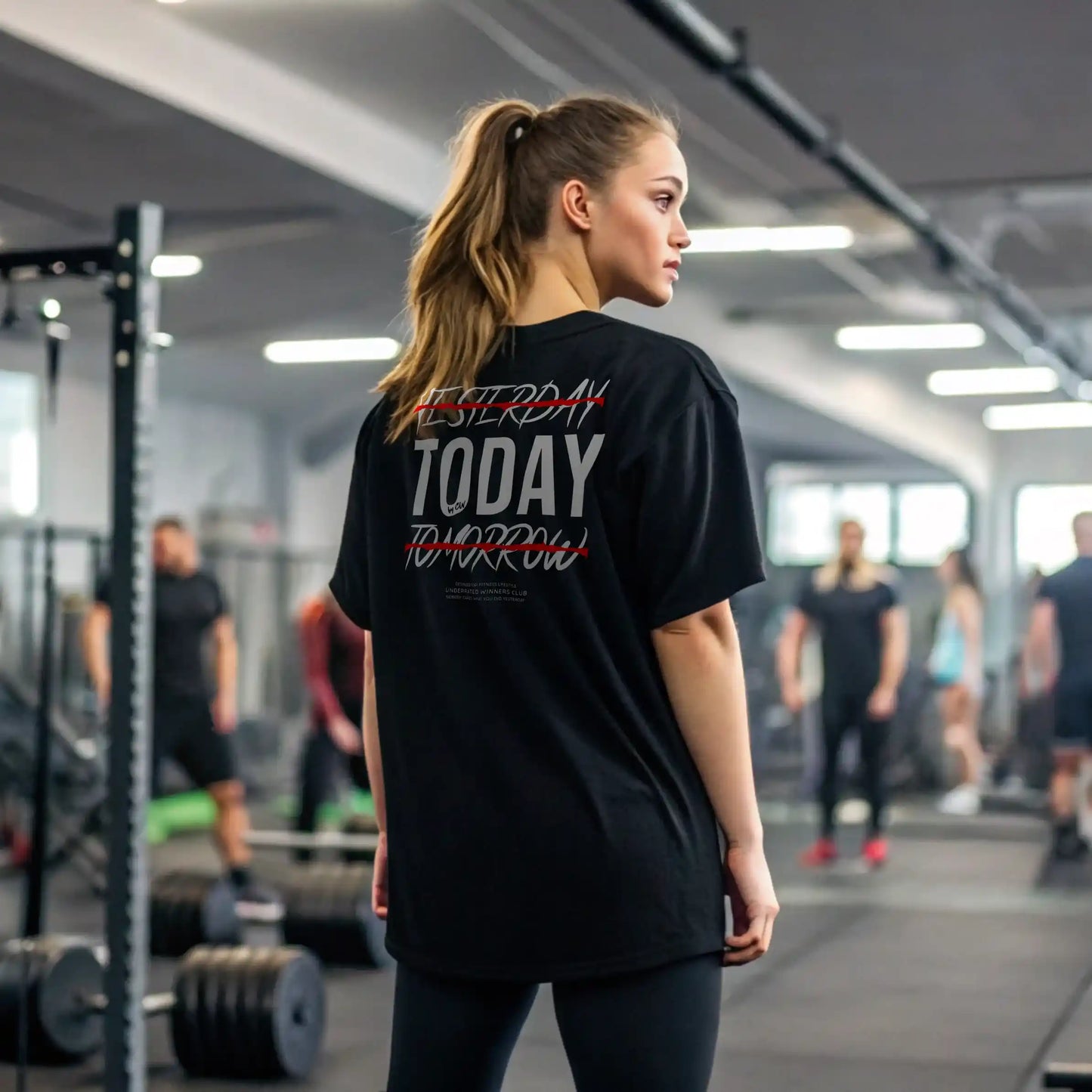 Camiseta oversize gym mujer TODAY en Underrated.es