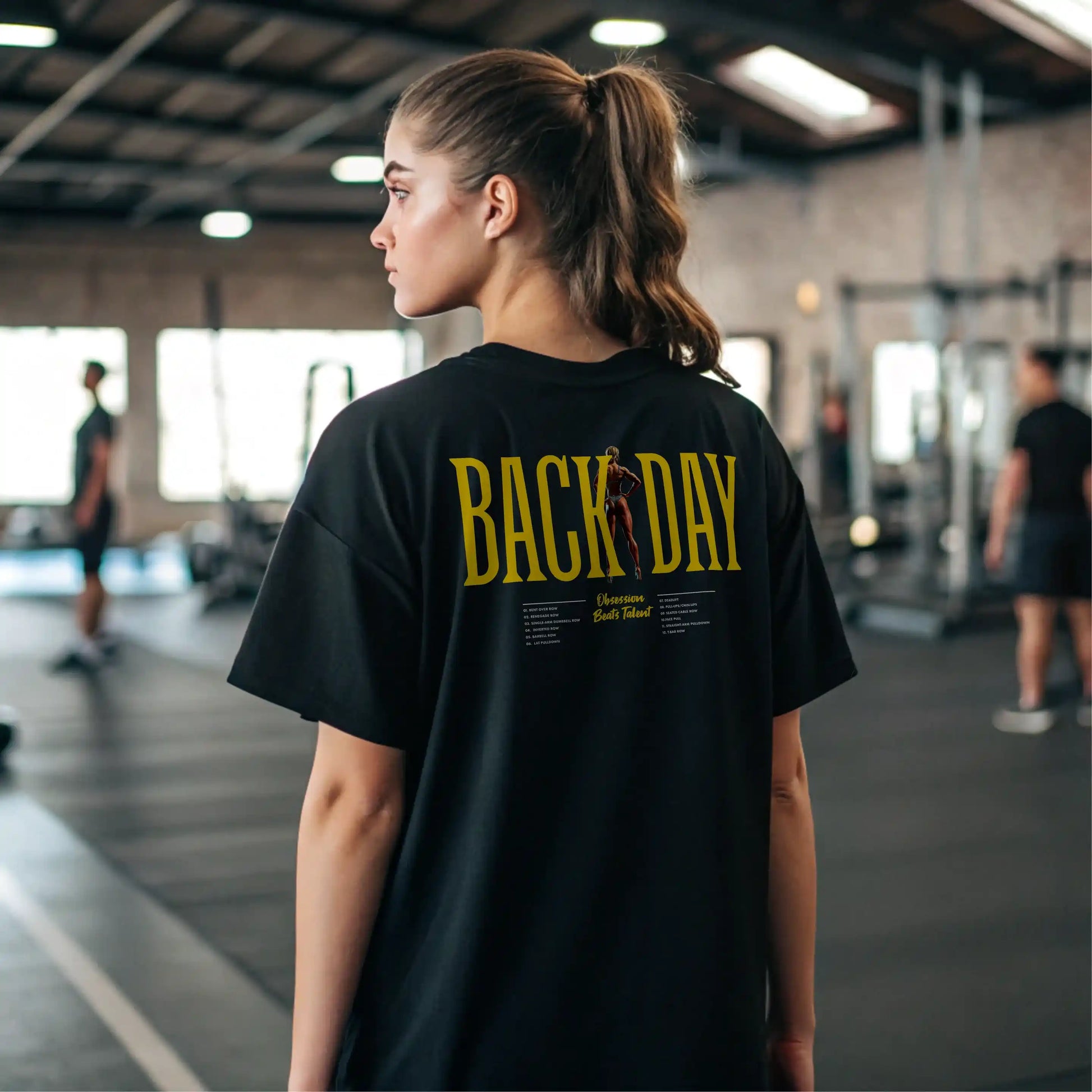 Camiseta oversize mujer BACK DAY en underrated.es
