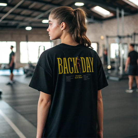 Camiseta oversize mujer BACK DAY en underrated.es