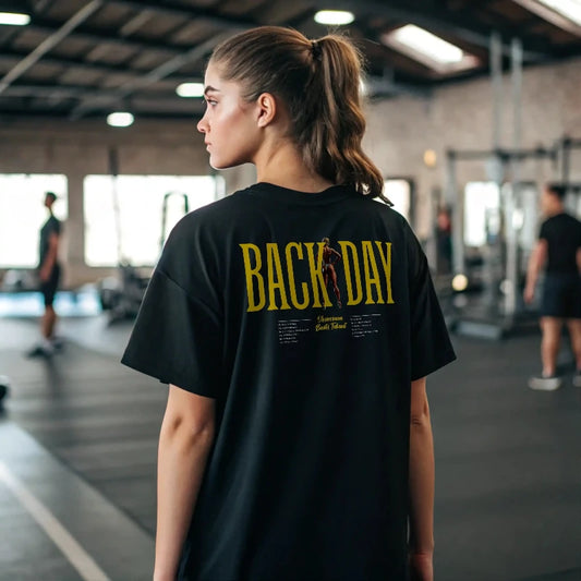 Camiseta oversize mujer BACK DAY en underrated.es