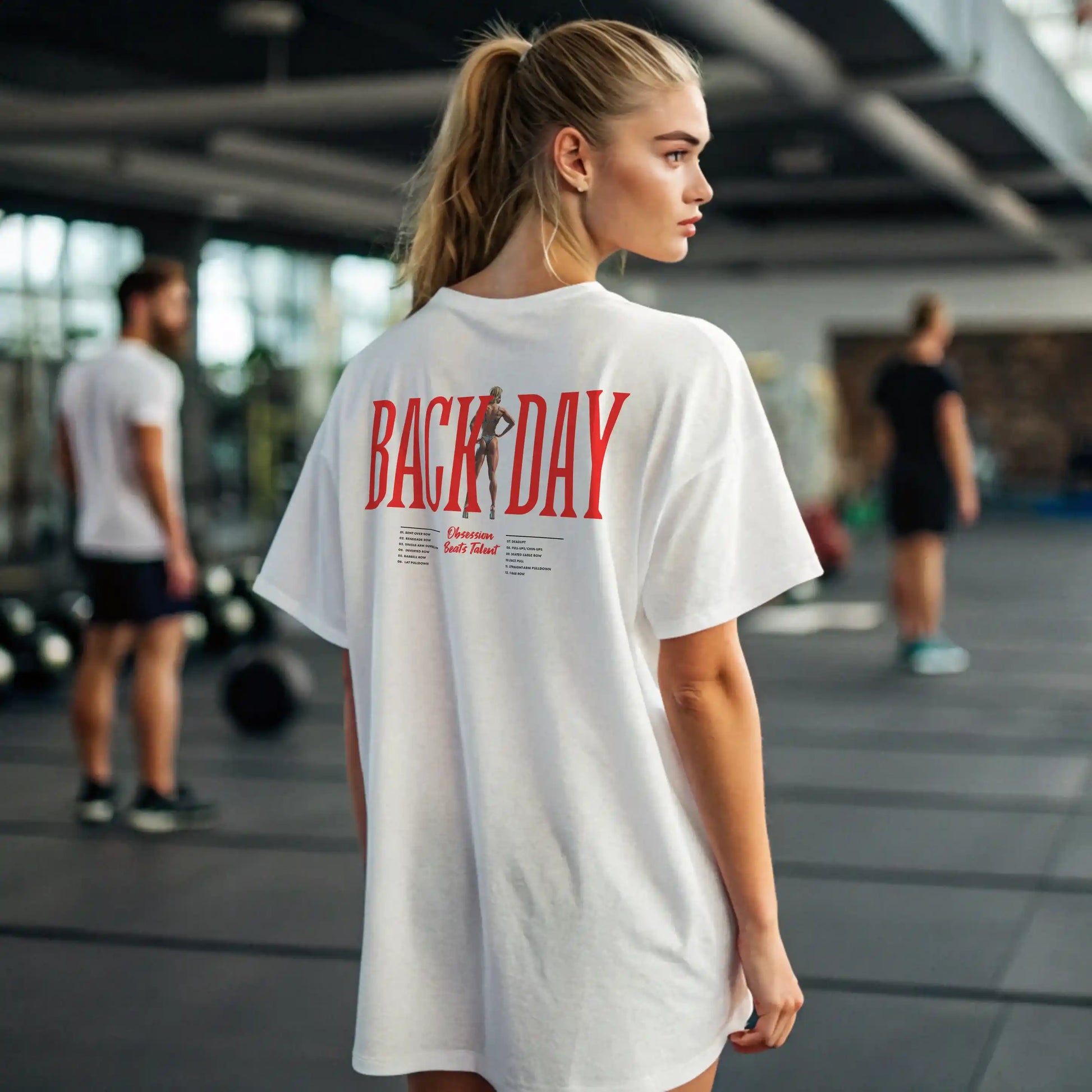 Camiseta oversize mujer BACK DAY en underrated.es