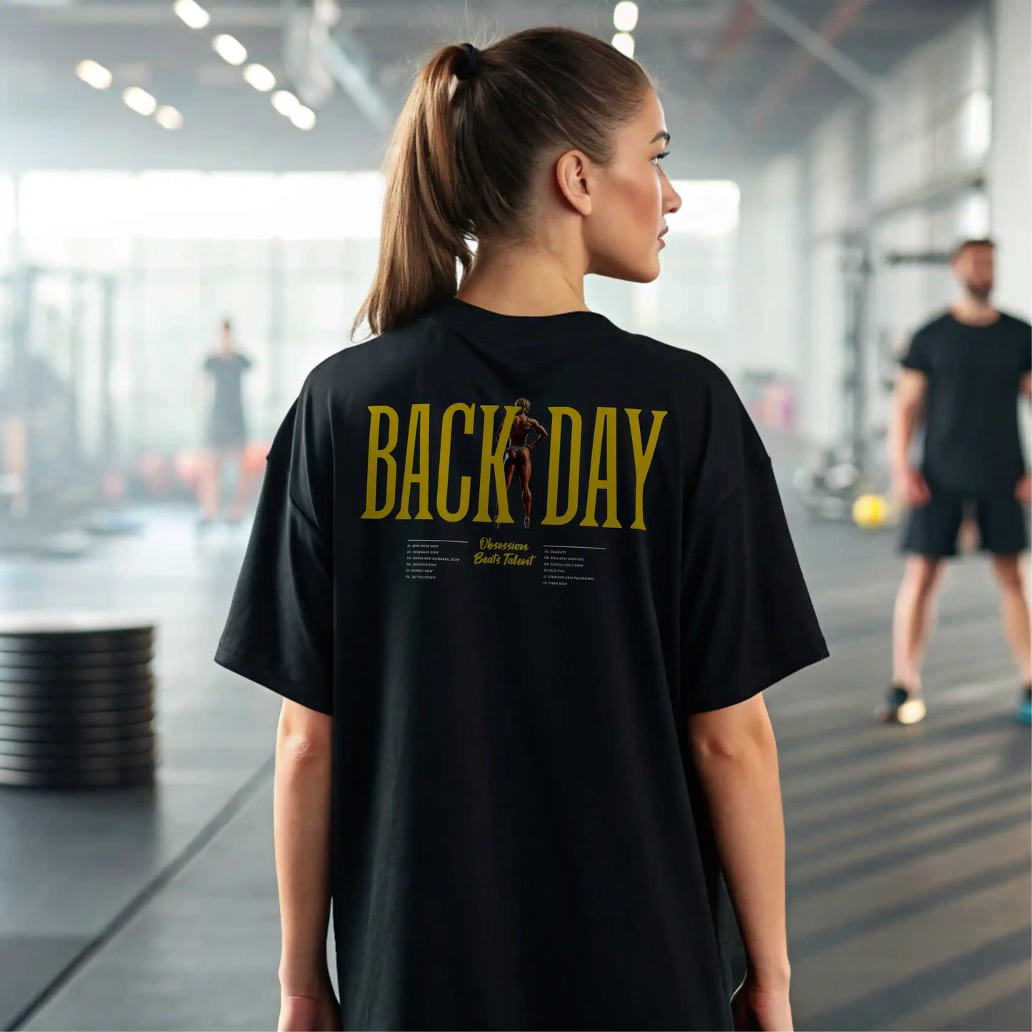 Camiseta oversize mujer BACK DAY en underrated.es