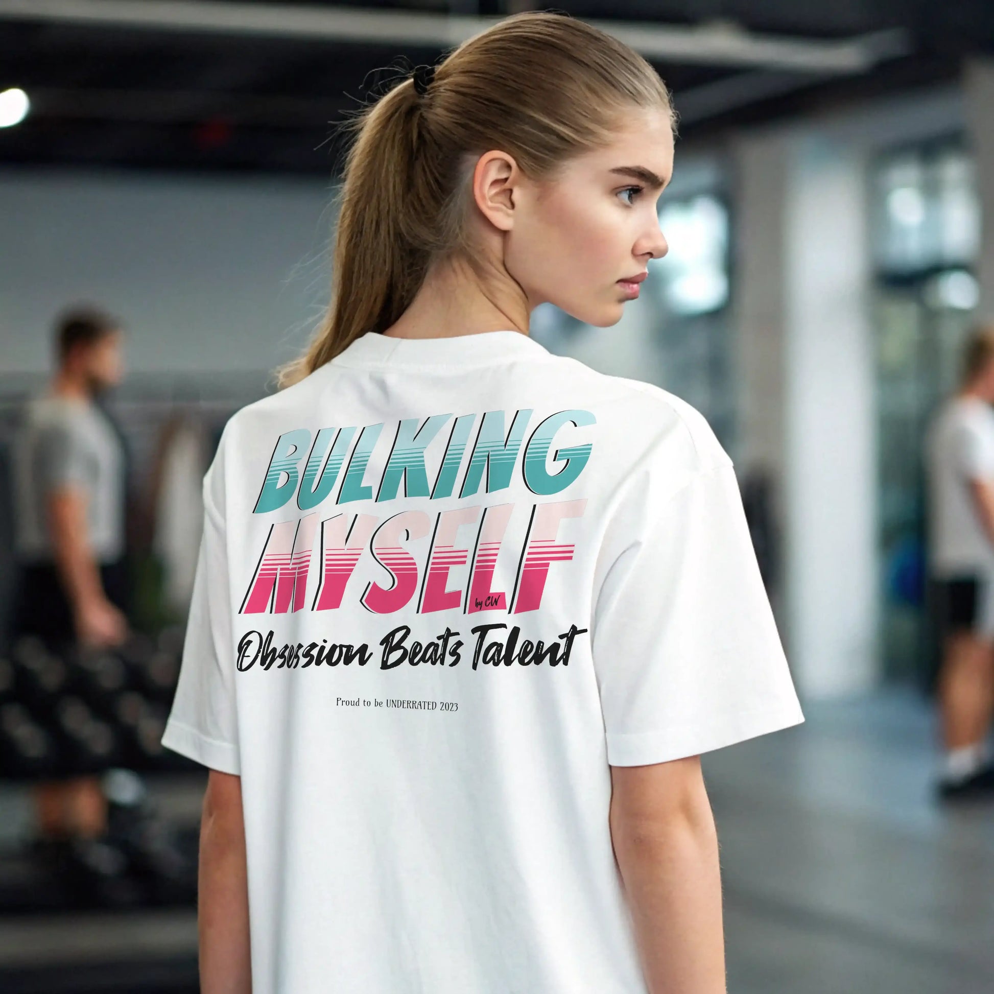 Camiseta oversize mujer BULKING MYSELF