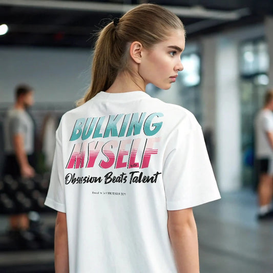 Camiseta oversize mujer BULKING MYSELF