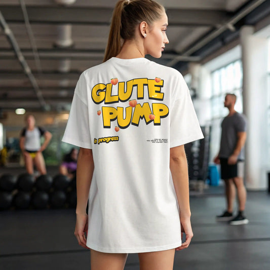 Camiseta oversize mujer GLUTE PUMP