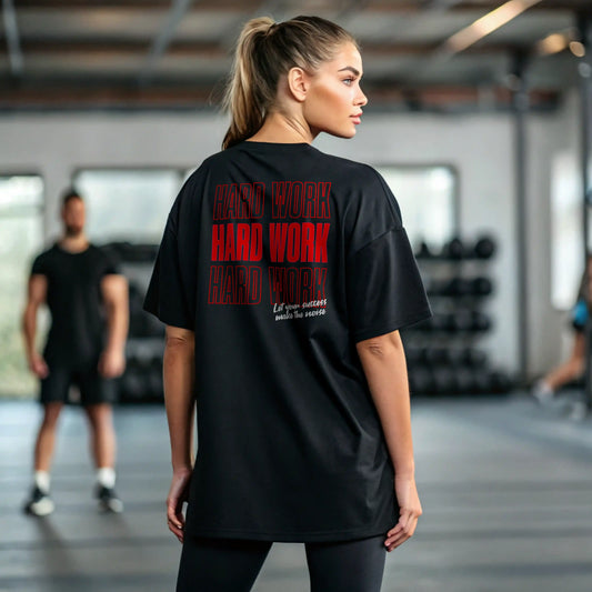 Camiseta oversize mujer HARD WORK de Underrated.es