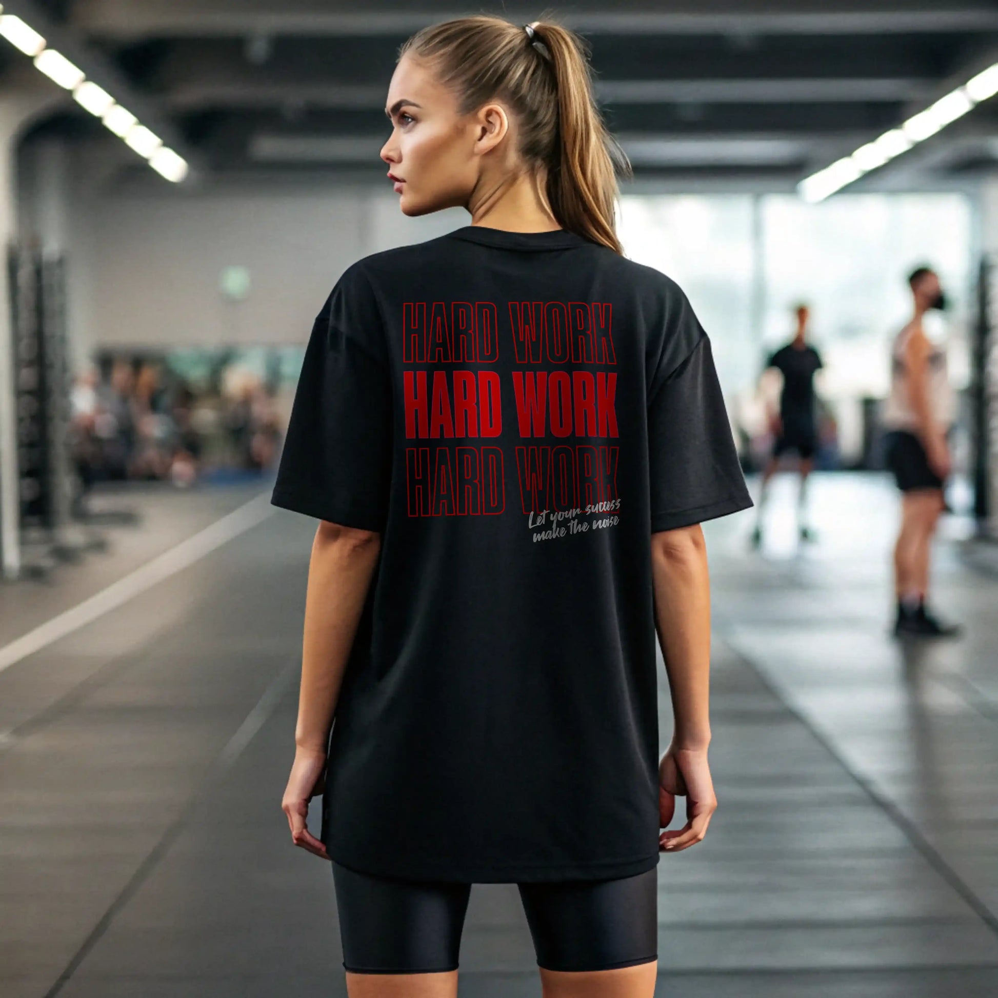 Camiseta oversize mujer HARD WORK de Underrated.es