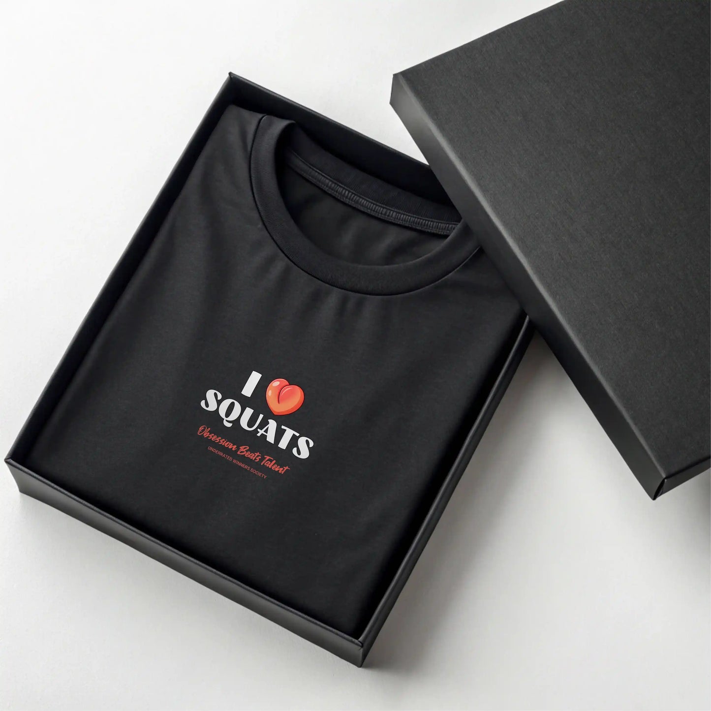 Camiseta oversize mujer I LOVE SQUATS en Underrated.es