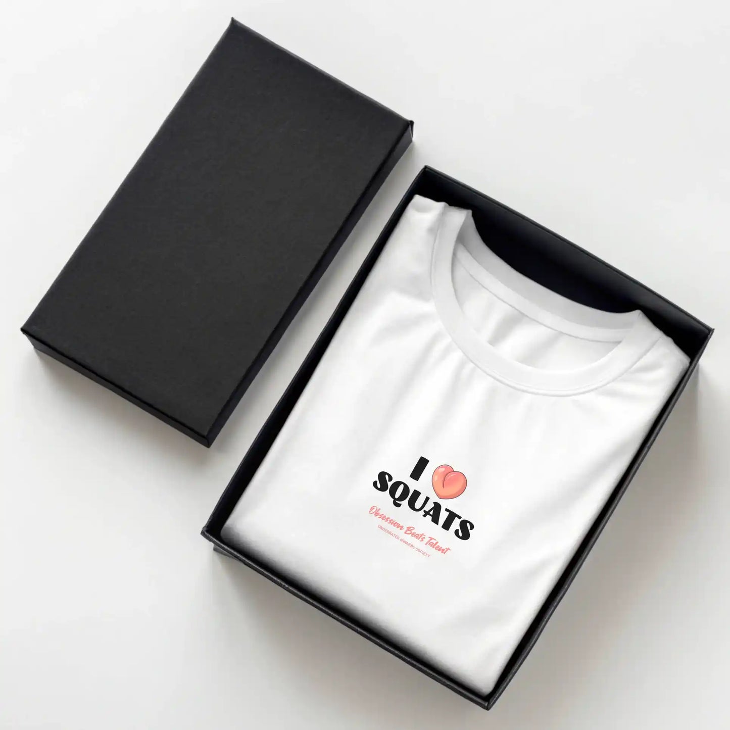 Camiseta oversize mujer I LOVE SQUATS en Underrated.es